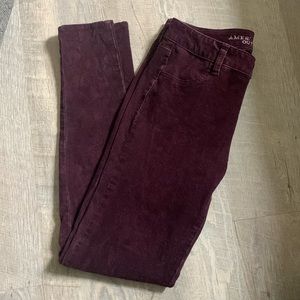 AE Maroon Corduroy Pants - Size 4L
